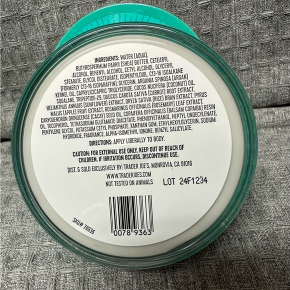Trader Joe’s Cay oil body butter. Set of two. - Picture 2 of 2